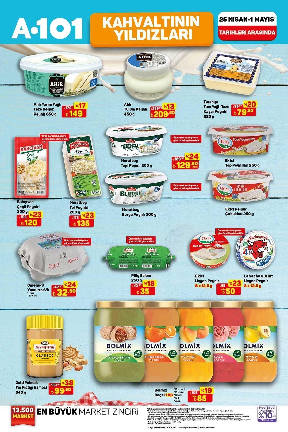 25 NİSAN-1 MAYIS KAHVALTININ YILDIZLARI