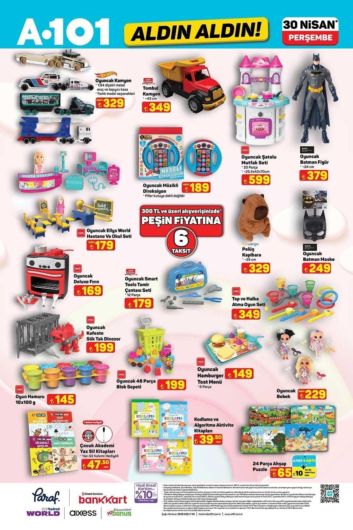 30 NİSAN A101 ALDIN ALDIN AKTÜEL KATALOĞU