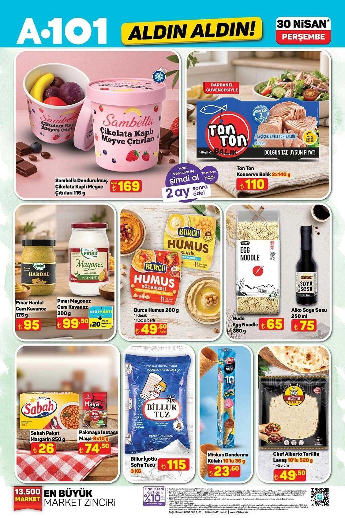 30 NİSAN A101 ALDIN ALDIN AKTÜEL KATALOĞU