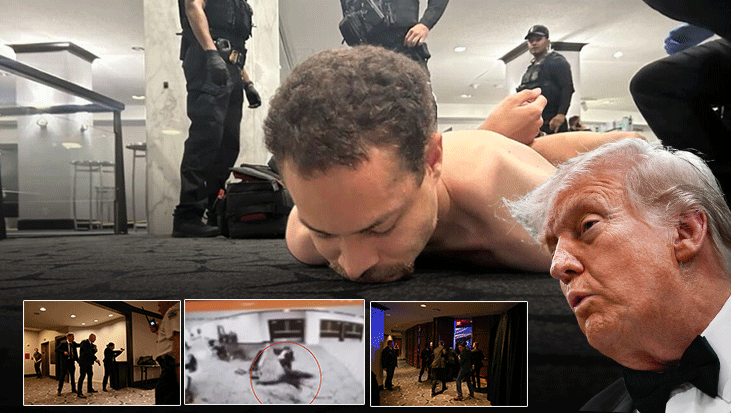 Donald Trump'a Washington'da saldırı! ABD Başkanı Gizli Servis tarafından salondan çıkarıldı