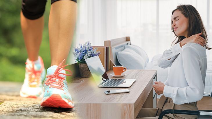 Masa başı çalışanlarının kâbusu! Atılan 7 bin adım omurga ağrılarını azaltır mı?