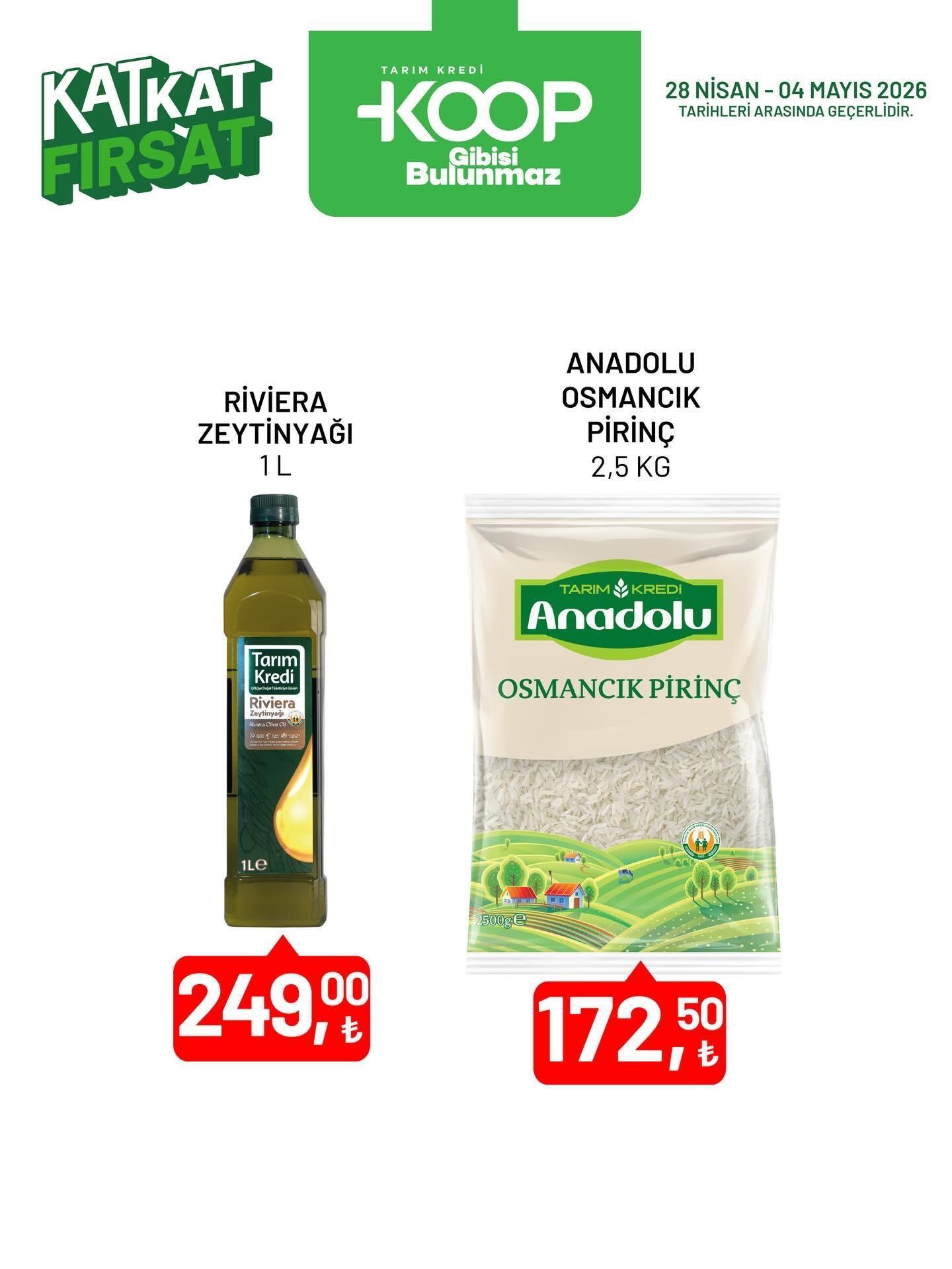 Tarım Kredi Kooperatifi Market indirim günleri başladı 29 Nisan - 4 Mayıs 2026 Tarım Kredi Market aktüel ürünler kataloğu indirimli fiyatları