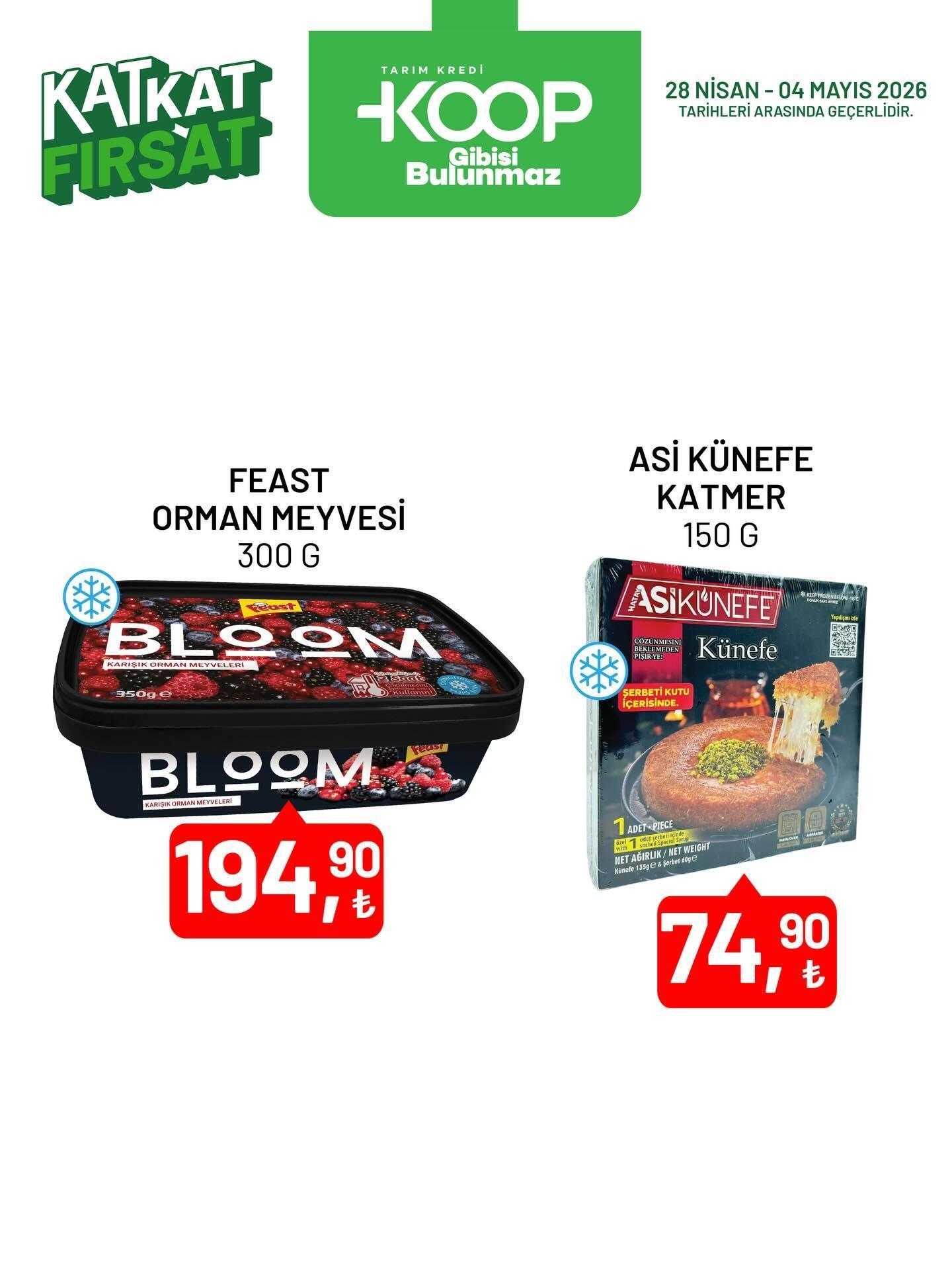 Tarım Kredi Kooperatifi Market indirim günleri başladı 29 Nisan - 4 Mayıs 2026 Tarım Kredi Market aktüel ürünler kataloğu indirimli fiyatları