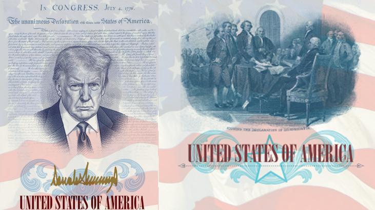 SON DAKİKA HABERLER: ABD pasaportlarına 'Trump' ayarı!