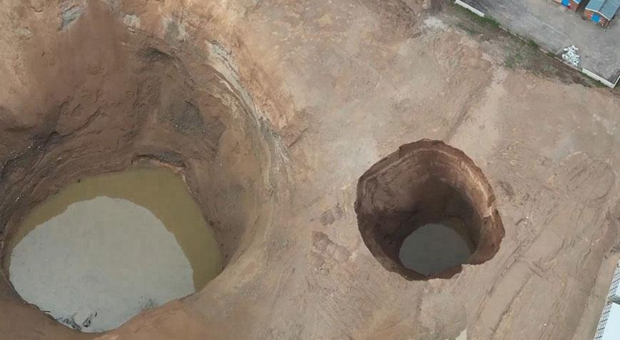 Burası Konya değil! Bir kentte obruk paniği: 9 günde çapı iki katına çıktı