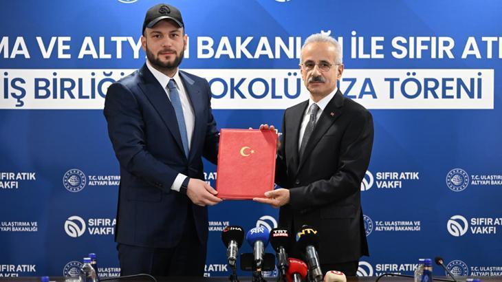 Ulaştırma Bakanlığı ve Sıfır Atık Vakfı arasında iş birliği protokolü!