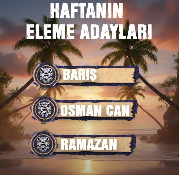 SURVİVOR ELEME ADAYI KİMLER OLDU