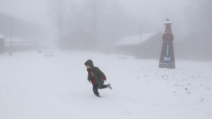 Fotoğraflar bugün çekildi Mayıs ayında kar sürprizi... Kent merkezi bembeyaz