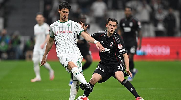 Türkiye Kupasında Beşiktaş-Konyaspor maçından fotoğraflar