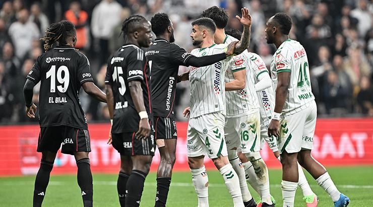 Türkiye Kupasında Beşiktaş-Konyaspor maçından fotoğraflar