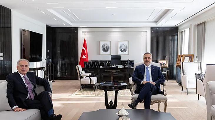 Dışişleri Bakanı Hakan Fidan, BM Genel Sekreteri'nin Özel Temsilcisi Arnault ile bir araya geldi