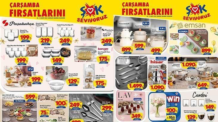 ŞOK YENİ AKTÜEL KATALOGLAR! ŞOK 6-12 Mayıs aktüel kataloğunda hangi ürünler satışa çıktı? Apple Macbook Neo, Apple iPhone 17E, 5 Programlı Bulaşık Makinesi, 24 parça çatal kaşık takımı