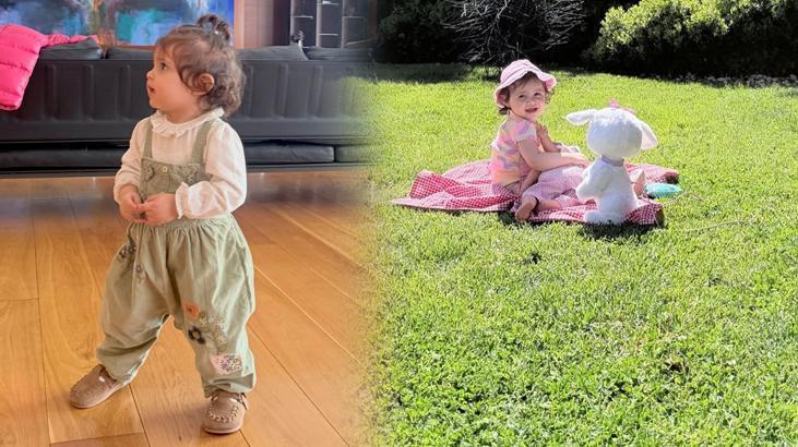 Demirel Ailesinden yeni paylaşım İşte minik kızları Yasminin son hali