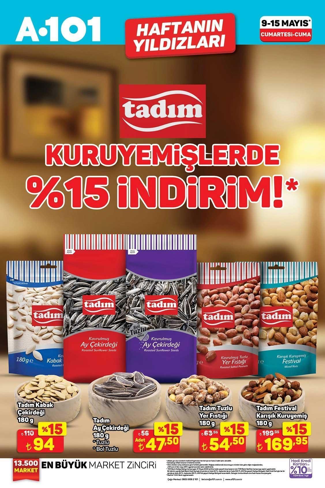 9-15 MAYIS A101 HAFTANIN YILDIZLARI 9-15 MAYIS A101 HAFTANIN YILDIZLARI