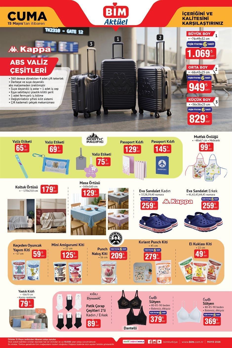 BİM 15 MAYIS CUMA AKTÜEL KATALOĞU BİM 15 MAYIS CUMA AKTÜEL KATALOĞU