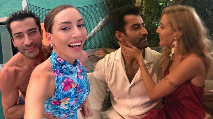 Mutlu aile tablosu Sinem Kobal ile Kenan İmirzalıoğlu 10 yılı devirdi
