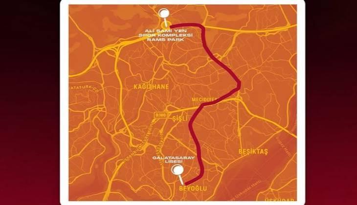 GALATASARAY ŞAMPİYONLUK İSTANBUL TURU GÜZERGAHI 🚌 Galatasaray turu nereden başlayacak Galatasaray şampiyonluk turu saat kaçta başlayacak