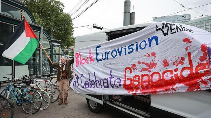 Eurovision'un finaline saatler kaldı! Viyana'da 'Özgür Filistin' sesleri, İsrail'e yönelik büyük protesto hazırlığı