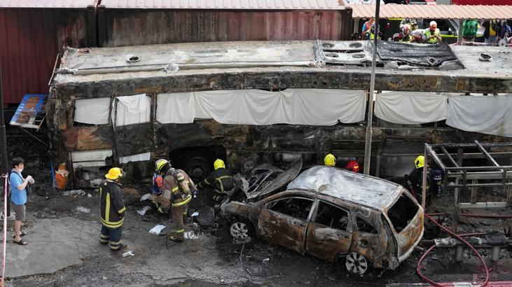 Bangkok’ta yük treni yolcu otobüsüne çarptı: 8 ölü, 20’den fazla yaralı