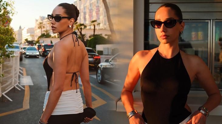 Zarafetiyle büyüledi Özge Özacardan Cannes çıkarması Zarafetiyle büyüledi Özge Özacardan Cannes çıkarması