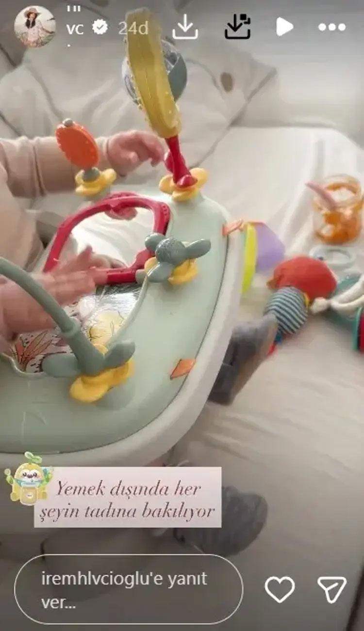 İrem Helvacıoğlu’nun pazar keyfi: Kızı ve kedisiyle kalpleri ısıttı