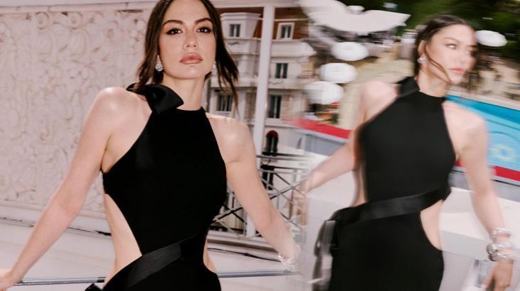 Cannesa damga vurdu Demet Özdemirin pozlarına beğeni yağmuru