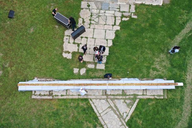14 metrelik pide görenleri şaşkına çevirdi Aydın’da tarihi lezzet şovu