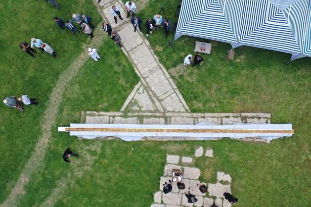 14 metrelik pide görenleri şaşkına çevirdi Aydın’da tarihi lezzet şovu