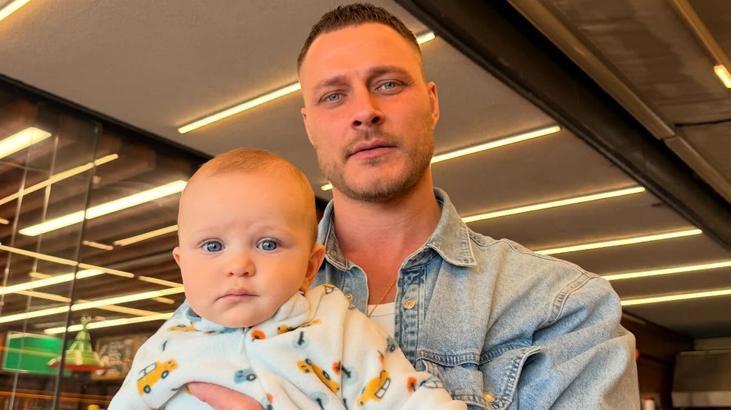 Burak Çelik ve oğlu Aslandan yeni kare Görenler Babasının kopyası dedi