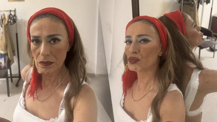 Kulisten paylaştı Yıldız Tilbenin makyajı sosyal medyada olay oldu
