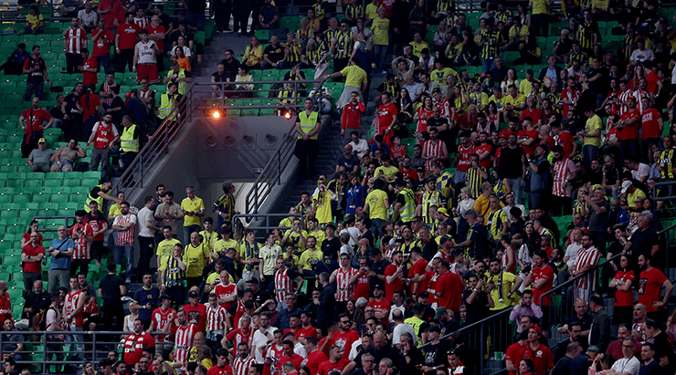 Fenerbahçe kulübünden Euroleague organizasyonuna tepki Tribünden fotoğraflar