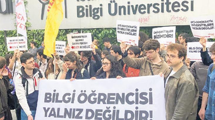 Öğrenciler kampüs nöbetinde