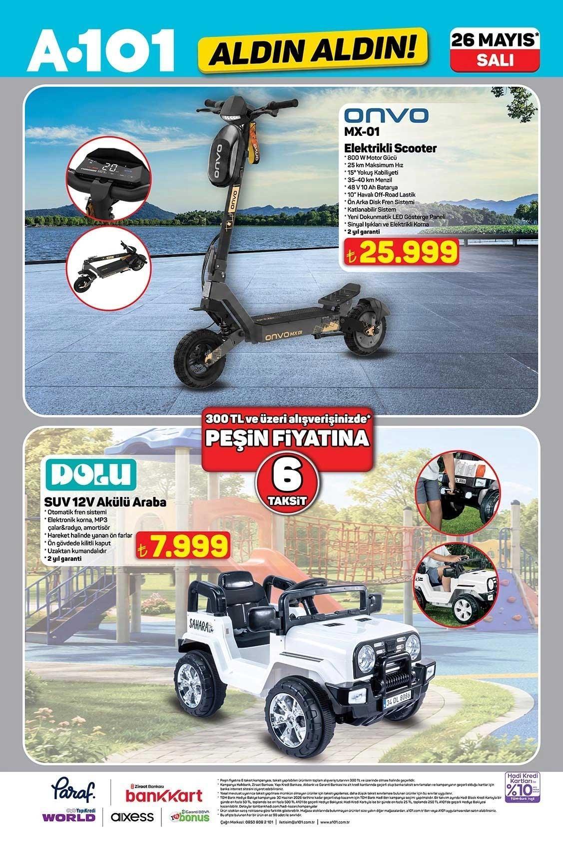 26 MAYIS A101 ALDIN ALDIN AKTÜEL KATALOĞU