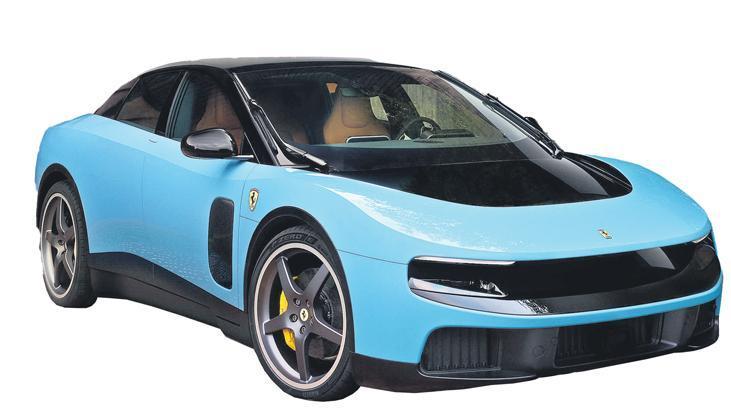 Motor sesi efektli elektrikli Ferrari
