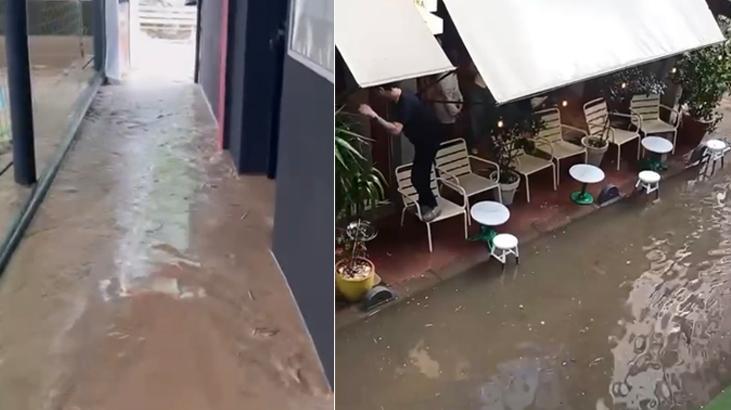 SON DAKİKA Peş peşe gelen sağanak uyarılarının ardından cadde ve sokaklar göle döndü Birçok ilden afet görüntüleri geliyor