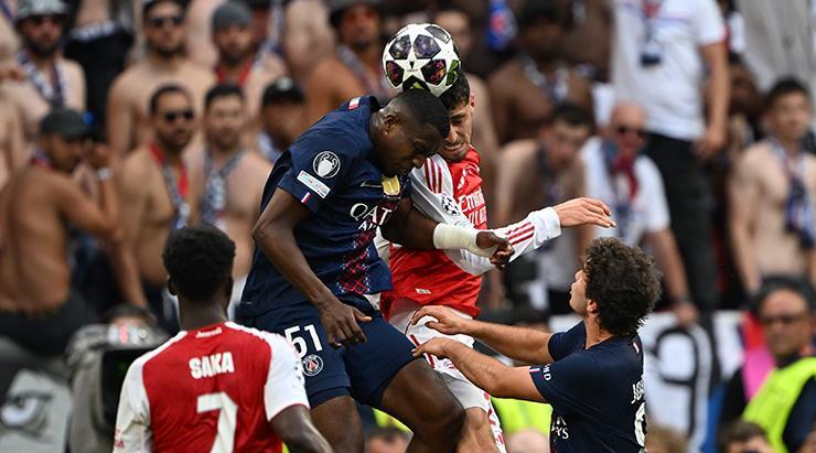 UEFA Şampiyonlar Liginde final heyecanı PSG-Arsenal maçından fotoğraflar
