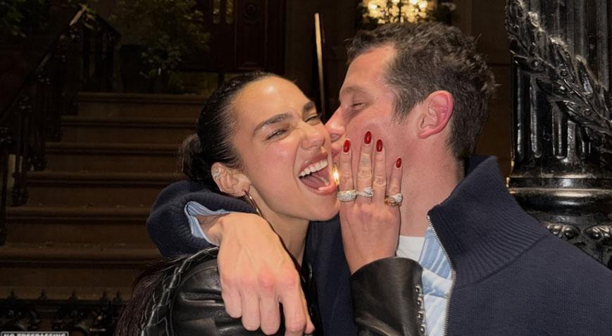 Yılın düğünü Dua Lipa ve Callum Turner evlendi