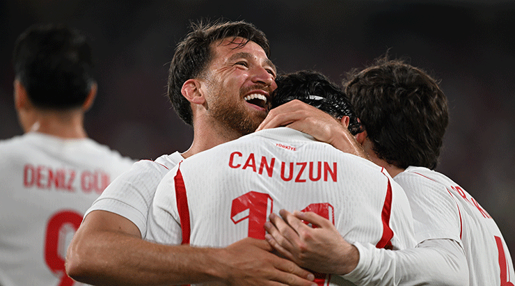 Dünya Kupası öncesi hazırlık maçında Türkiyenin rakibi Kuzey Makedonya Maçtan en iyi kareler