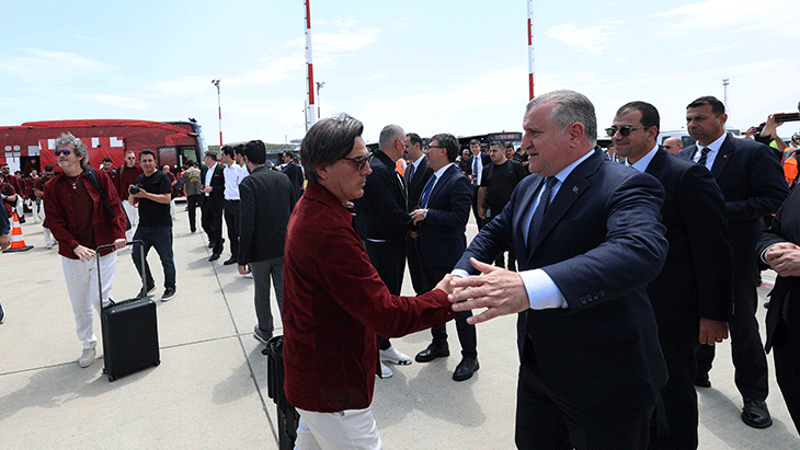 A Milli Takım, Dünya Kupası için yola çıktı