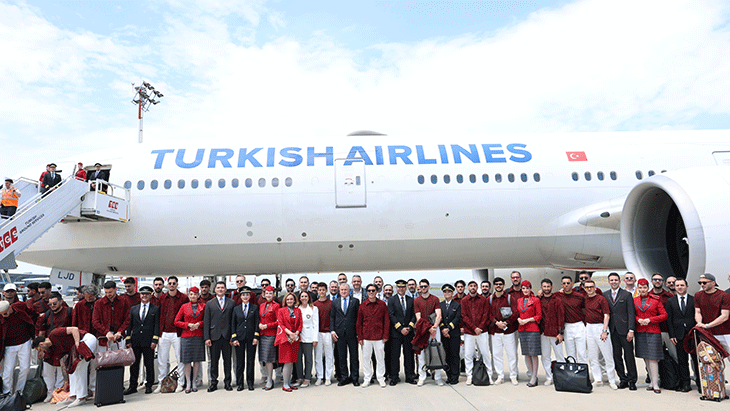 A Milli Takım, Dünya Kupası için yola çıktı