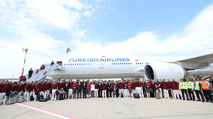 A Milli Takım, Dünya Kupası için yola çıktı