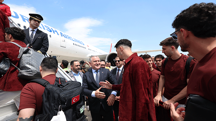 A Milli Takım, Dünya Kupası için yola çıktı