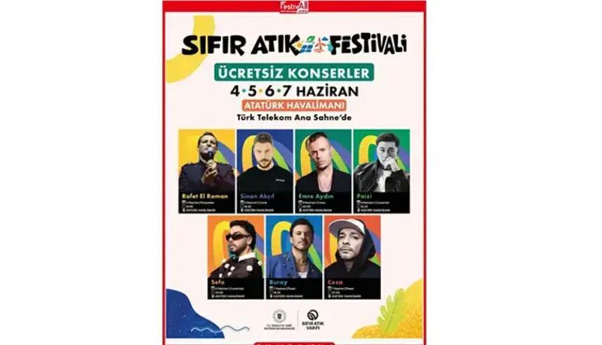 SIFIR ATIK FESTİVALİ KONSER PROGRAMI