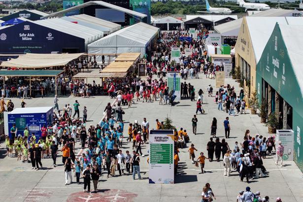 Sıfır Atık Festivali Atatürk Havalimanında başladı Renkli görüntüler