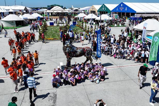 Sıfır Atık Festivali Atatürk Havalimanında başladı Renkli görüntüler