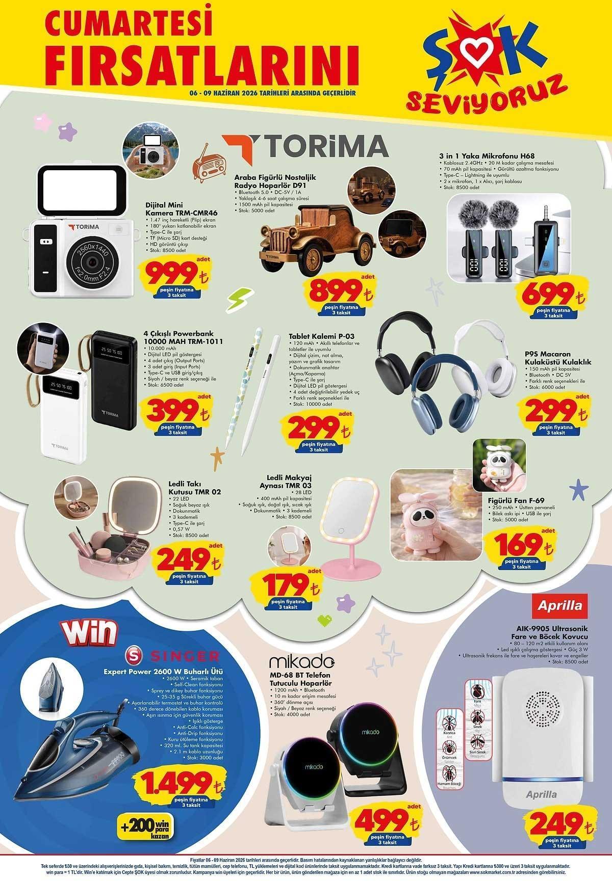 6-9 HAZİRAN ŞOK AKTÜEL KATALOĞU