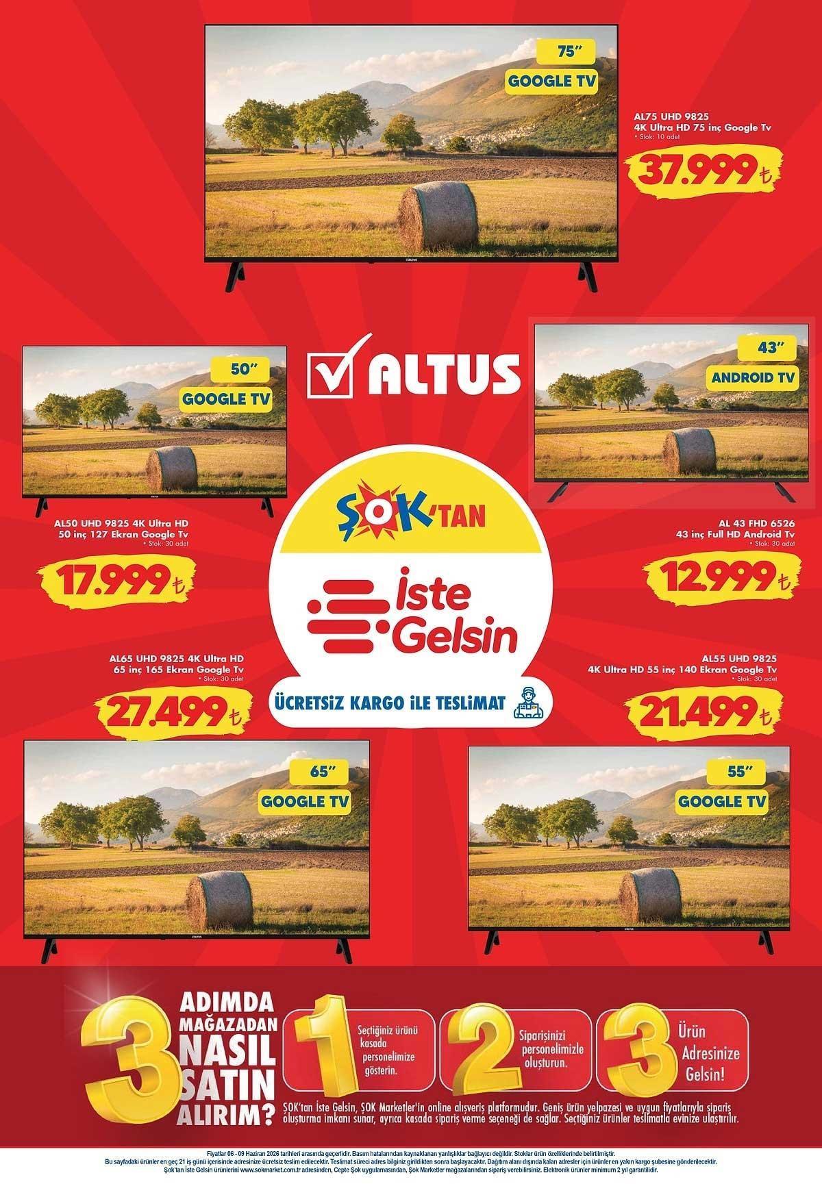 6-9 HAZİRAN ŞOK AKTÜEL KATALOĞU