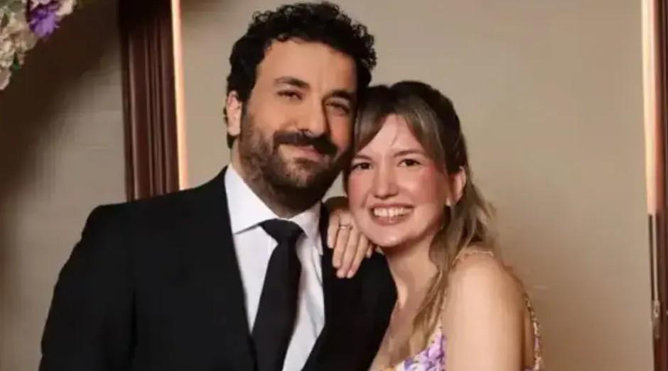 Hasan Can Kaya sevgilisi Duygu Karabaşla evlendi İşte nikahtan ilk kareler