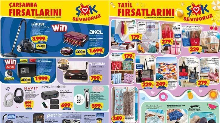 Bu hafta ŞOK aktüel kataloğunda hangi ürünler satışa çıkacak? 10-16 Haziran ŞOK Haftanın Fırsatları aktüel kataloğunda hangi ürünler var? Baykuş Figürlü Bluetooth Hoparlör, Sensörlü Solar Duvar Lambası, Lüks Kamp Sandalyesi, Büyük Boy Dijital Baskılı