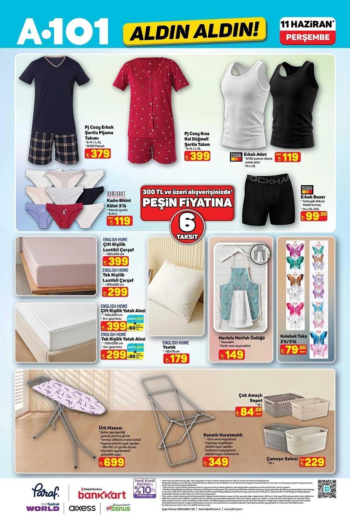 A101 ALDIN ALDIN 11 HAZİRAN  AKTÜEL KATALOĞU